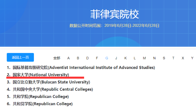 菲律宾留学 | 菲律宾国家大学NU 招生简章